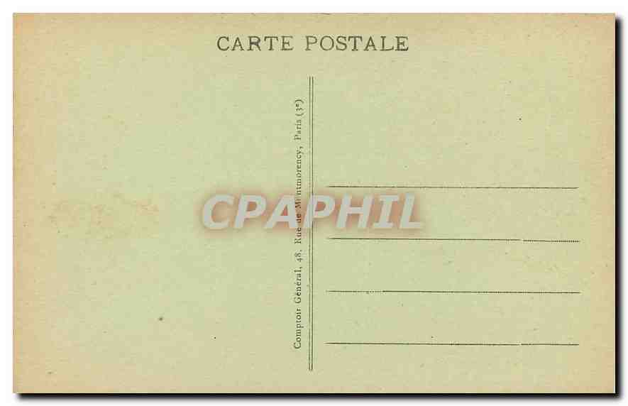 CPA Crozant la Sedette Parmi les Rocher  — Rückseite