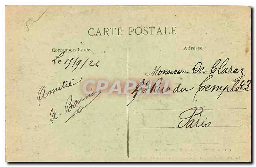 CPA Abbaye de Solesmes le tombeau du Christ Personnage de l'ensevelissement  — Verso
