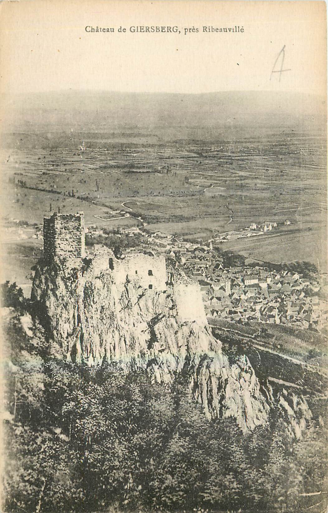 CPA Chateau de Gierserg pres Ribeauville 