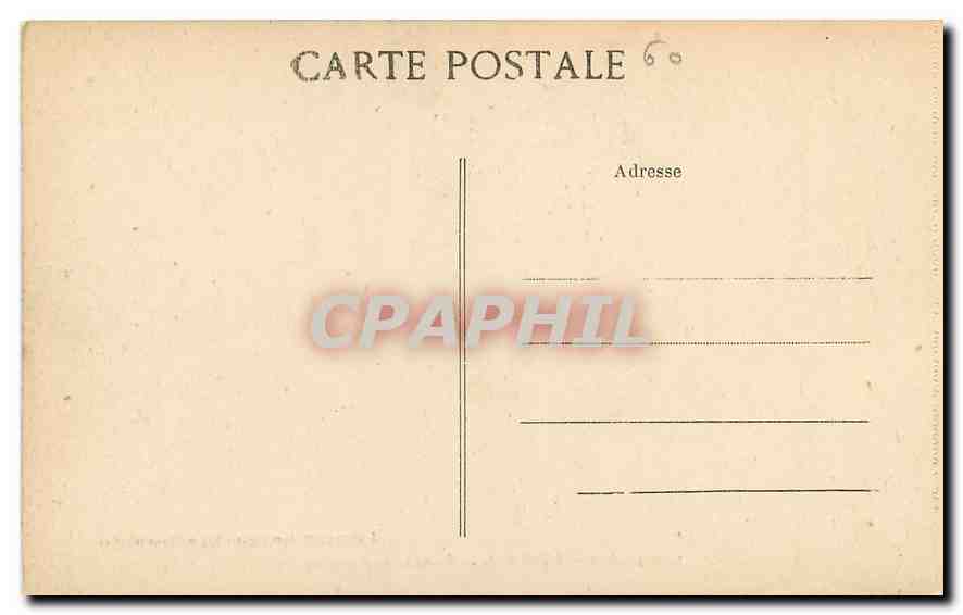CPA Compiegne l'entree de la Tonnelle dans le Parc  — Rückseite