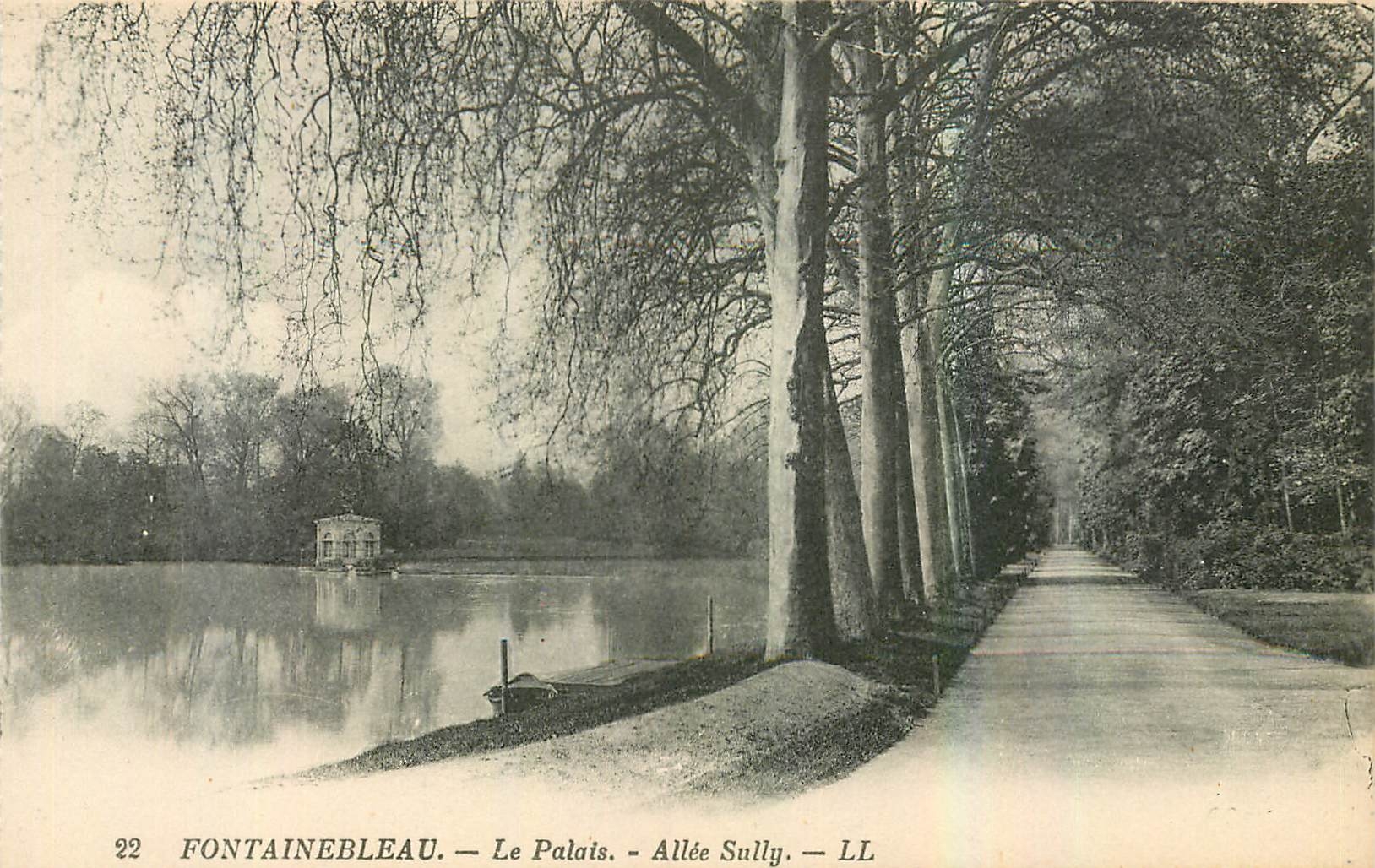 Fontainebleau — Das Schloss. — Allée Sully — LL