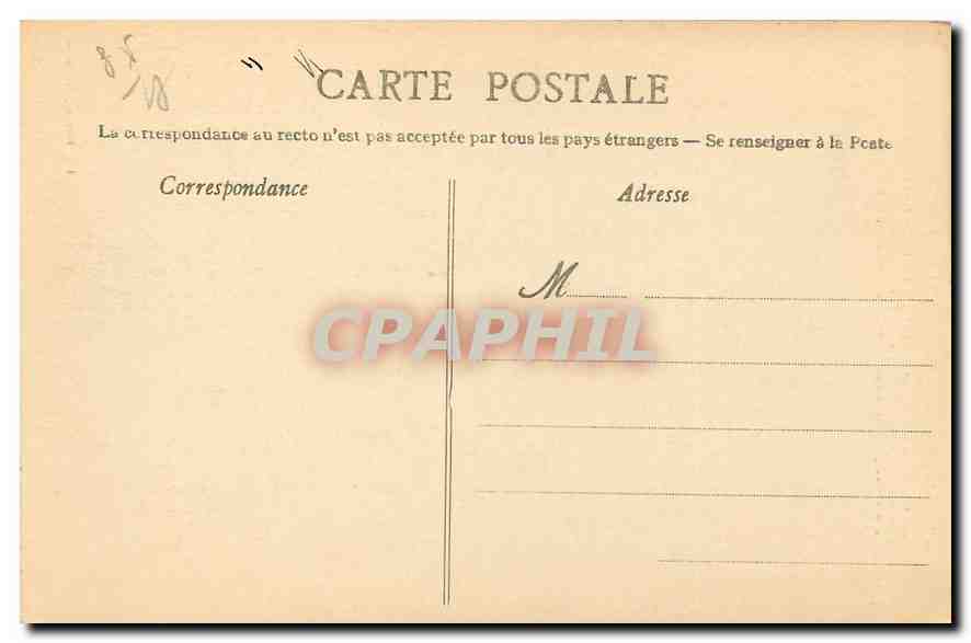 CPA Tiffauges Vendee Chateau de Barbe Bleue Le Donjon  — Rückseite