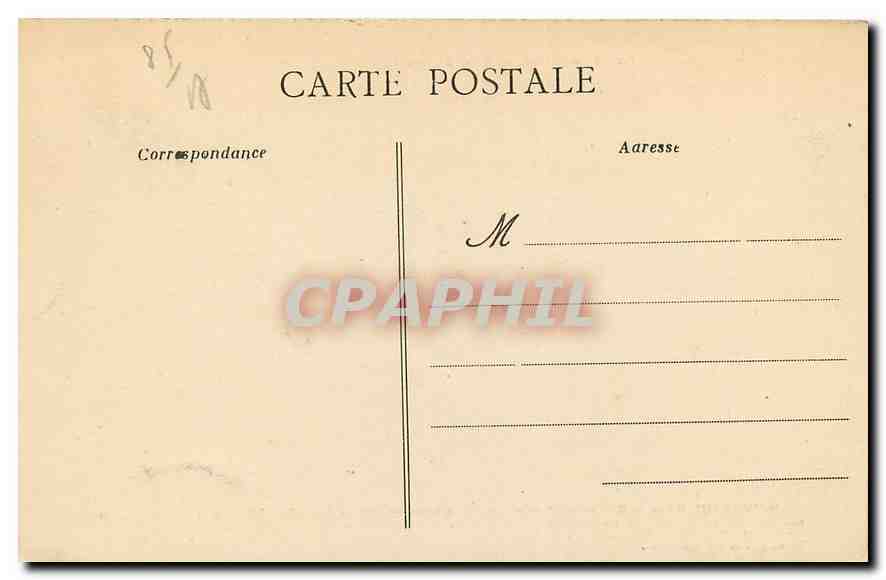 CPA Tiffauges Vendee Entree du Chateau de Gilles de Retz dit Barbe Bleue  — Back