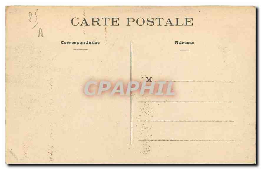 CPA Tiffauges Vendee Ruines du Chateau de Gilles de Retz Les entrees  — Back