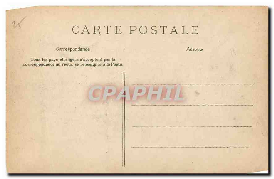 CPA Paris Place de la Concorde Ministere de la Marine Vues Stereoscopiques  — Rückseite