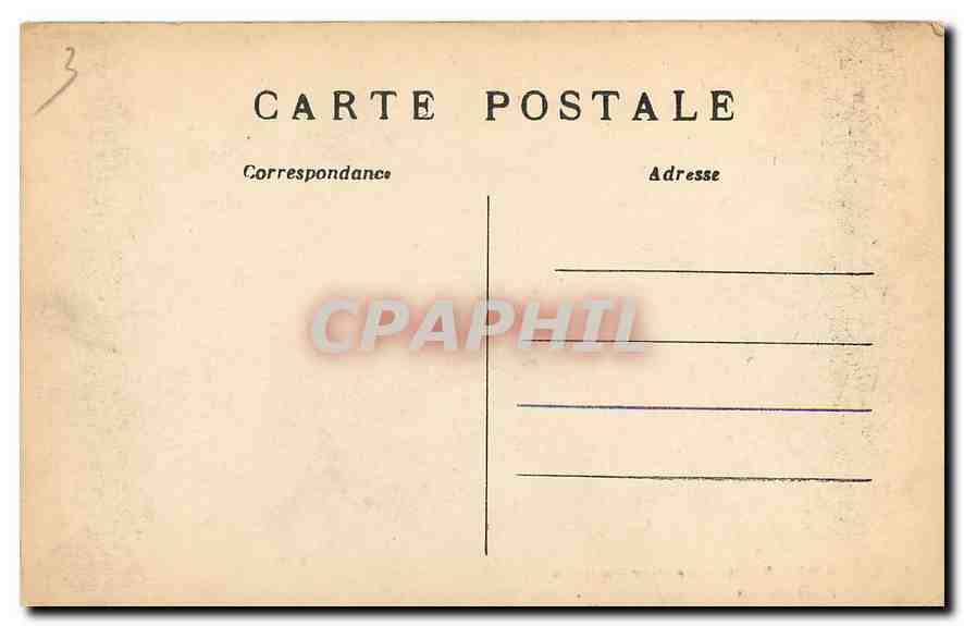 CPA Paris Le Parc Montceau Les Ruines  — Rückseite