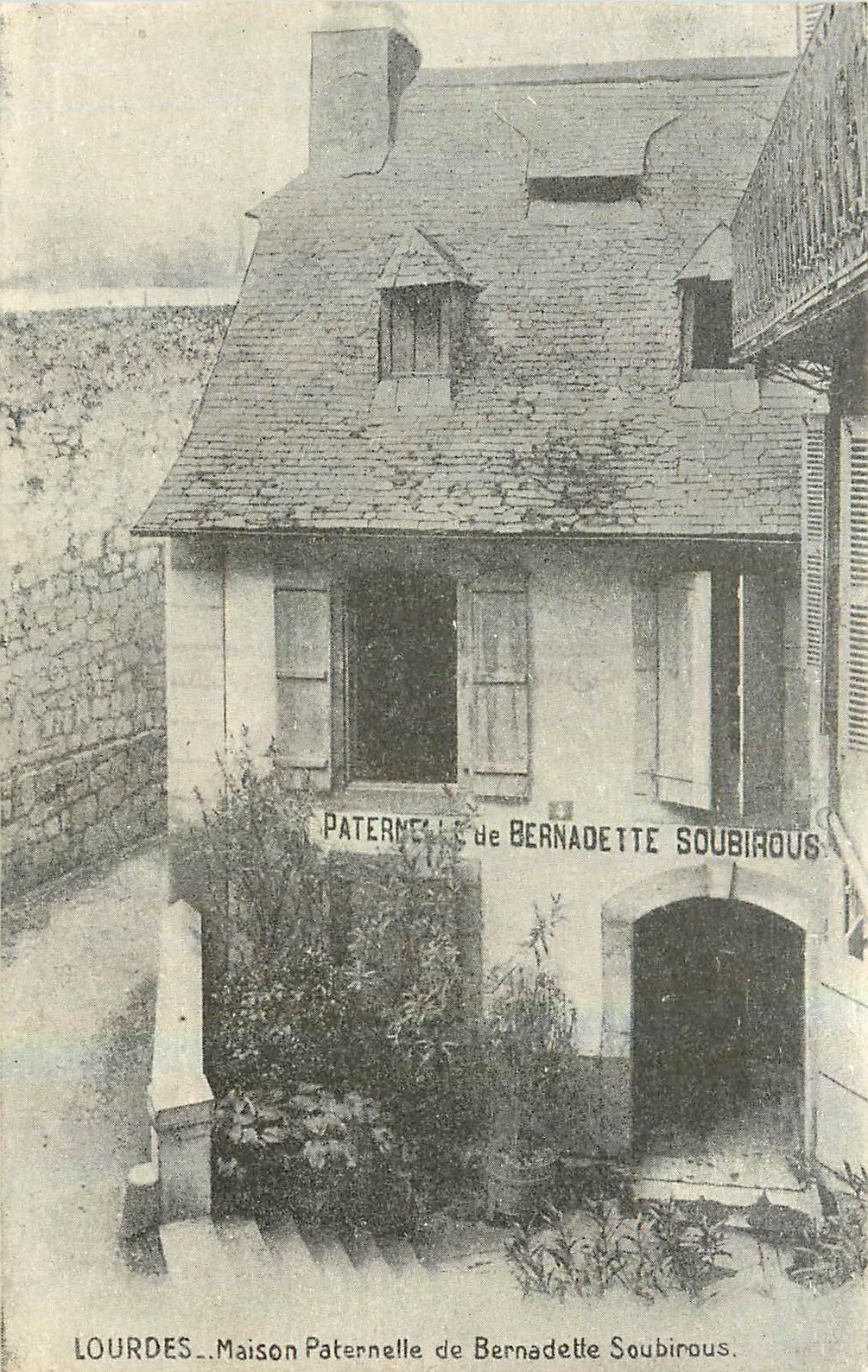 CPA Lourdes Maison paternelle de Bernadette Soubirous 