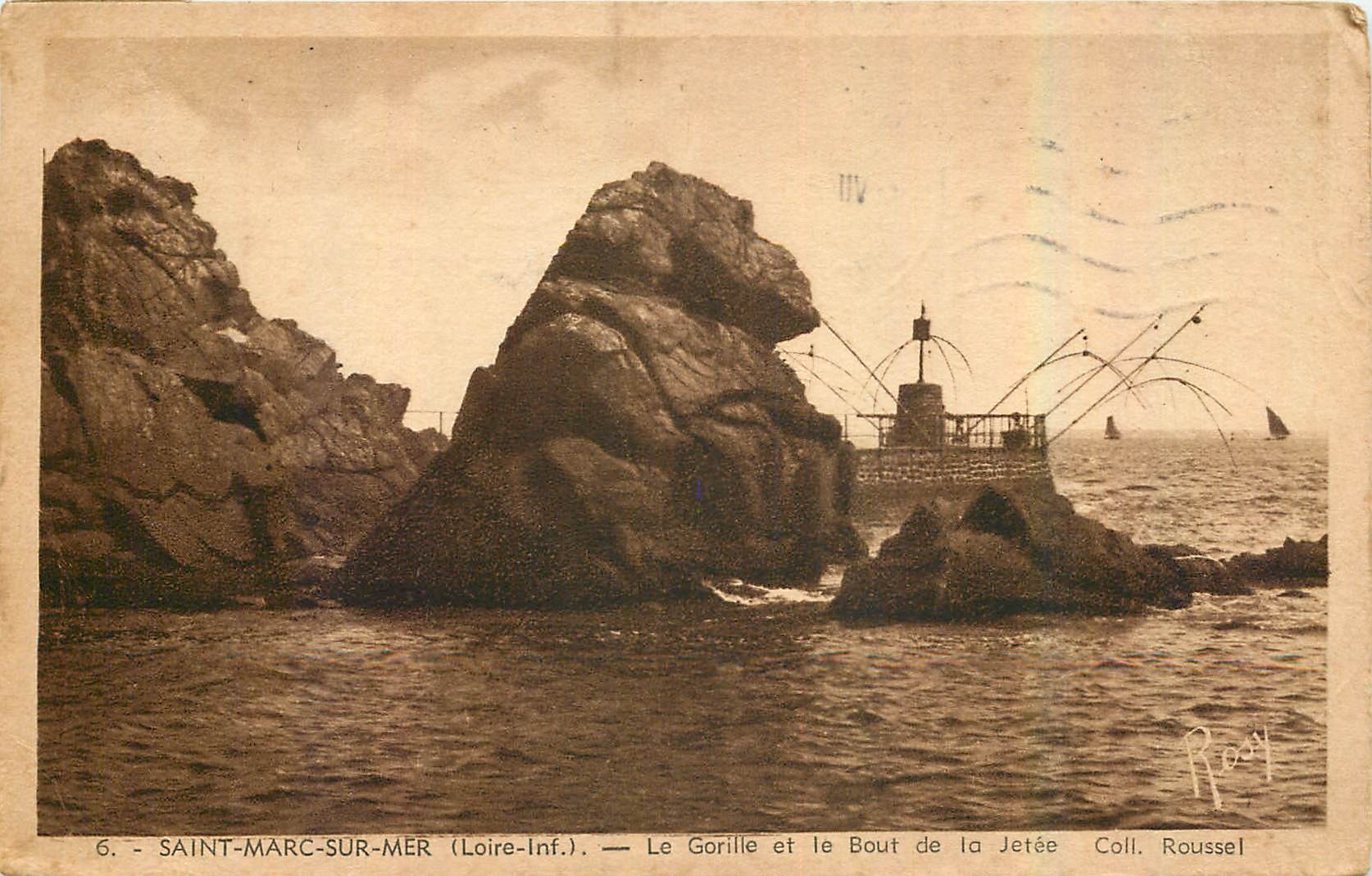 CPA Saint Marc sur Mer Loire Inf Le Gorille et le Bout de la Jetee 