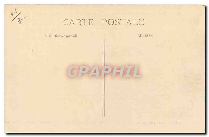 CPA La Cite de Carcassonne Vue generale de l'Ouest Les deux Ponts sur l'Aude  — Verso