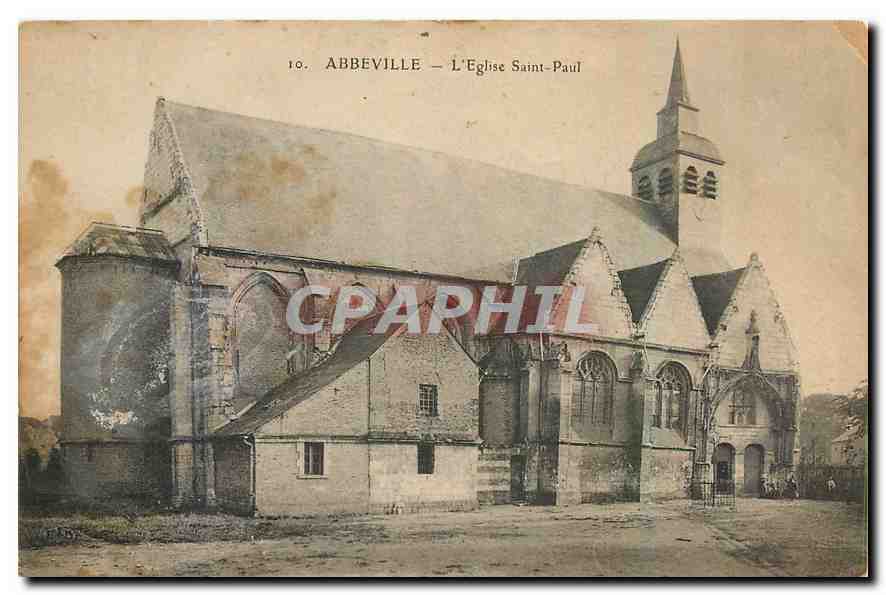 CPA Abbeville L'Eglise Saint Paul 