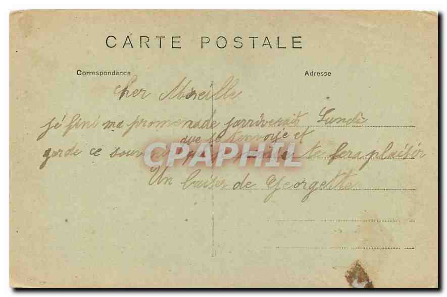 CPA Paris La Gare de Lyon  — Rückseite