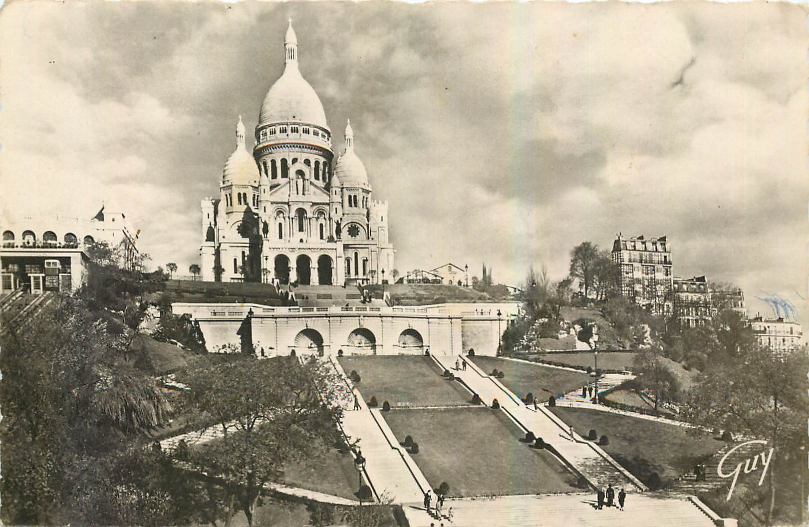 CPA Paris et ses Merveilles Basilique du Sacre Coeur de Montmartre 