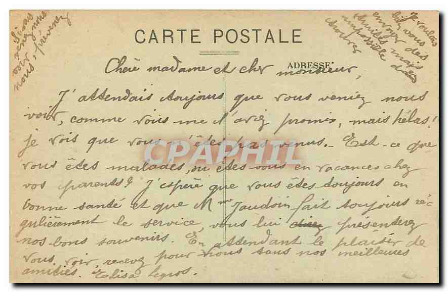 CPA La Creuse Pittoresque Les Bords du Thaurion entre Valliere et Royere  — Verso