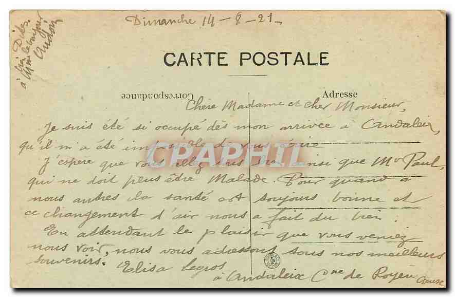 Environs de VALLIÈRES — Les Bords de la Mouline — PM 2690 — Reverso