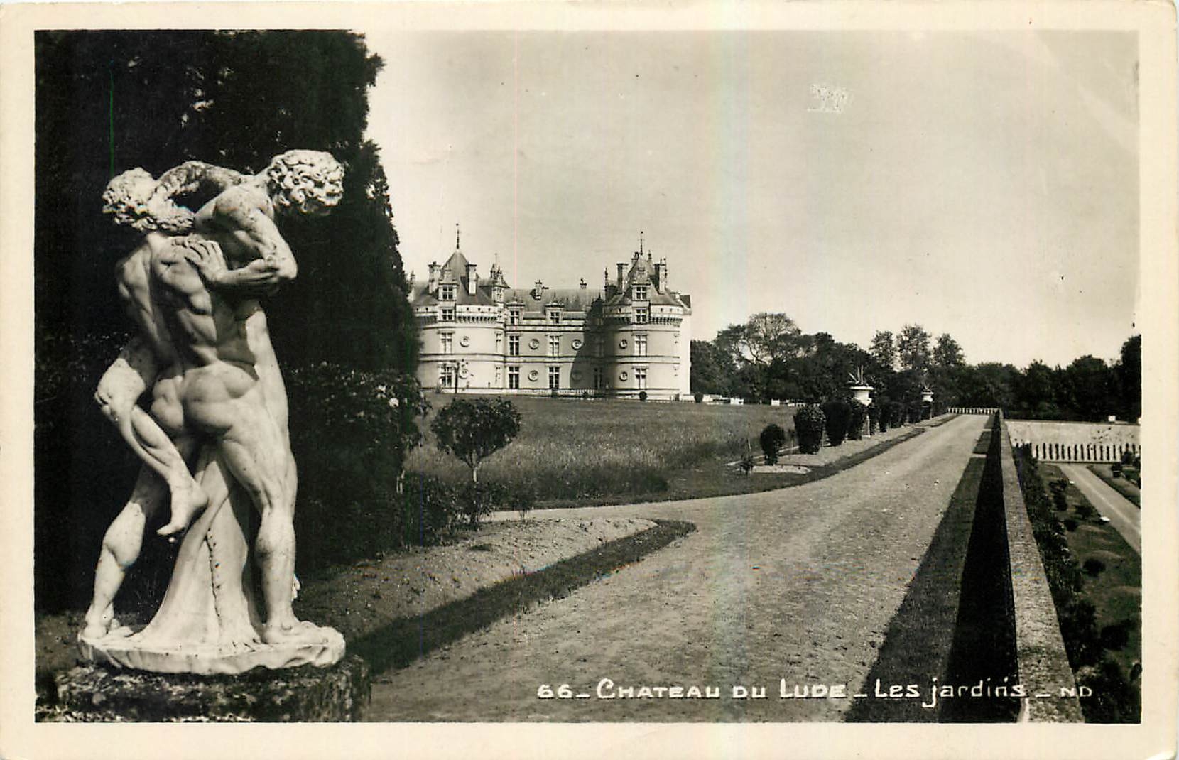 CPA Chateau du Lude Les Jardins 