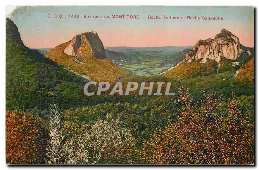 Environ du MONT-DORÉ — Roches Tuilière et Sanadoire — G. D'O., n° 1442