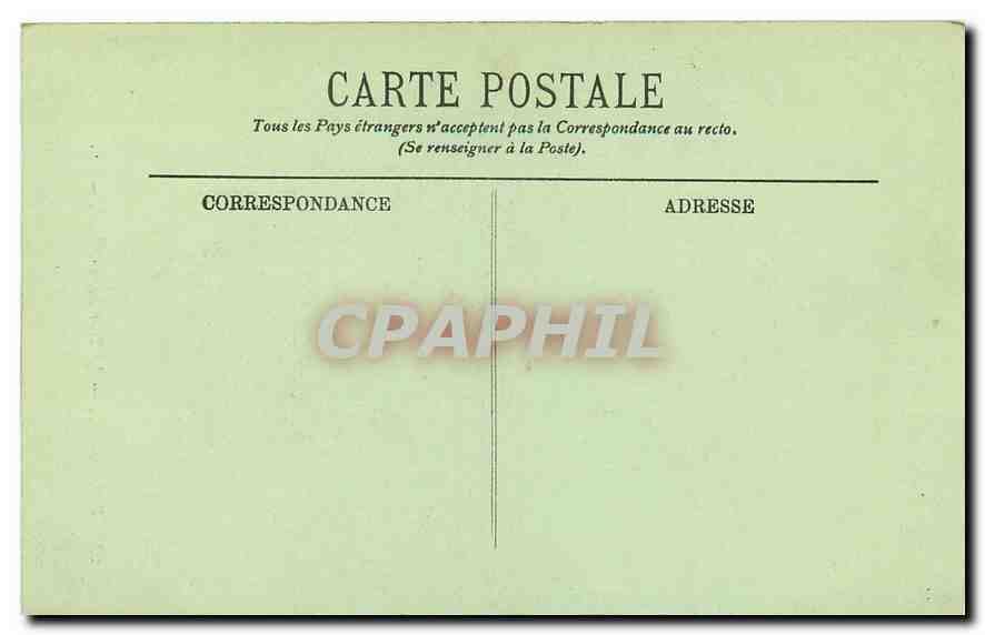 CPA Bordeaux La Tour Saint Michel  — Verso