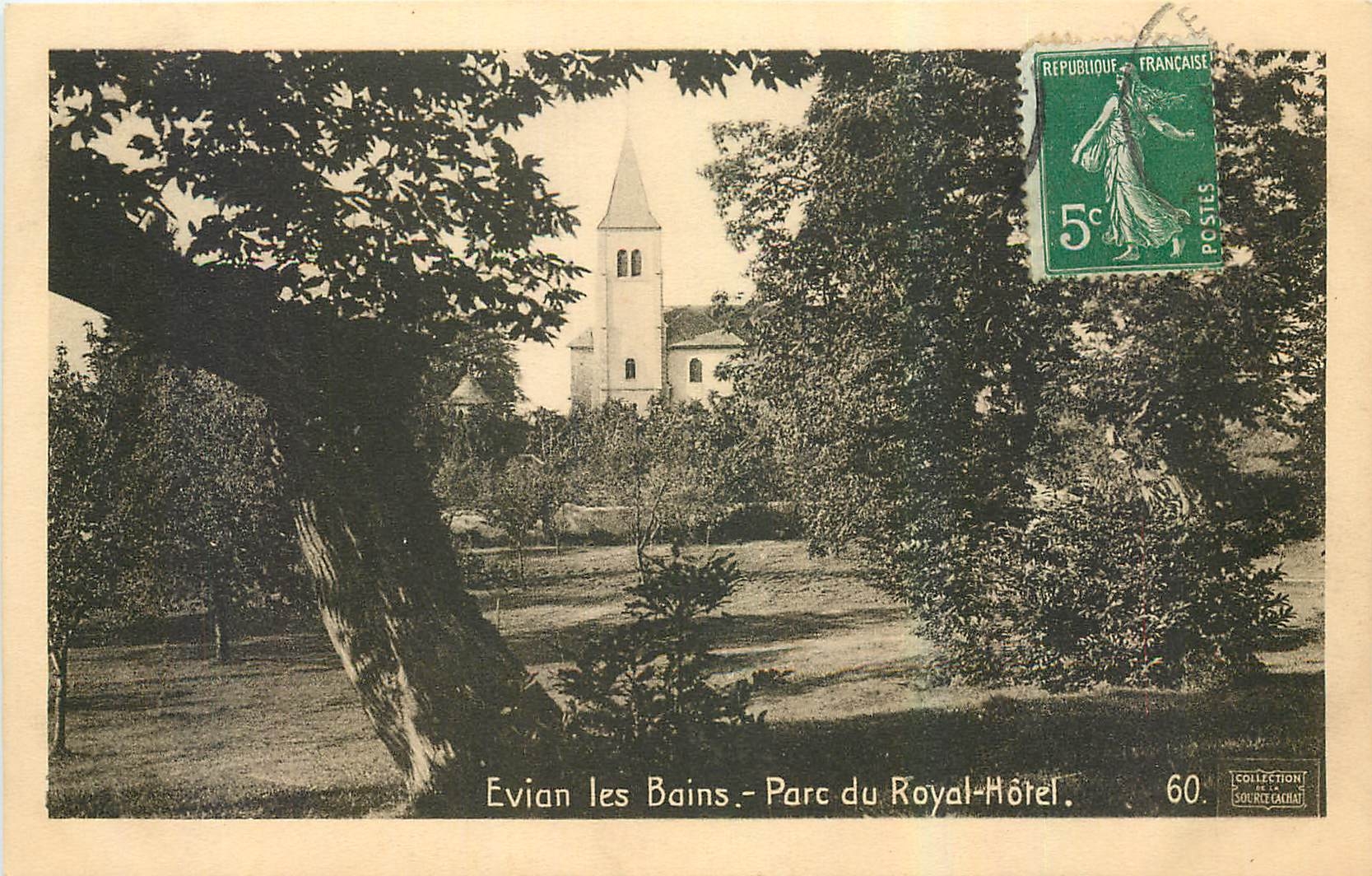 CPA Evian les Bains Parc du Royal Hotel 