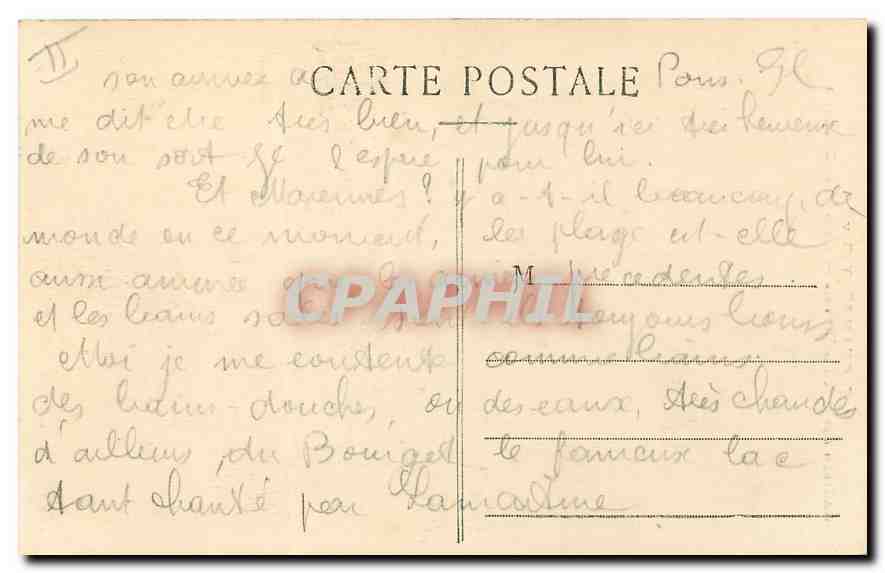 CPA Chambery Savoie Chateau des Ducs de Savoie La Sainte Chapelle  — Back