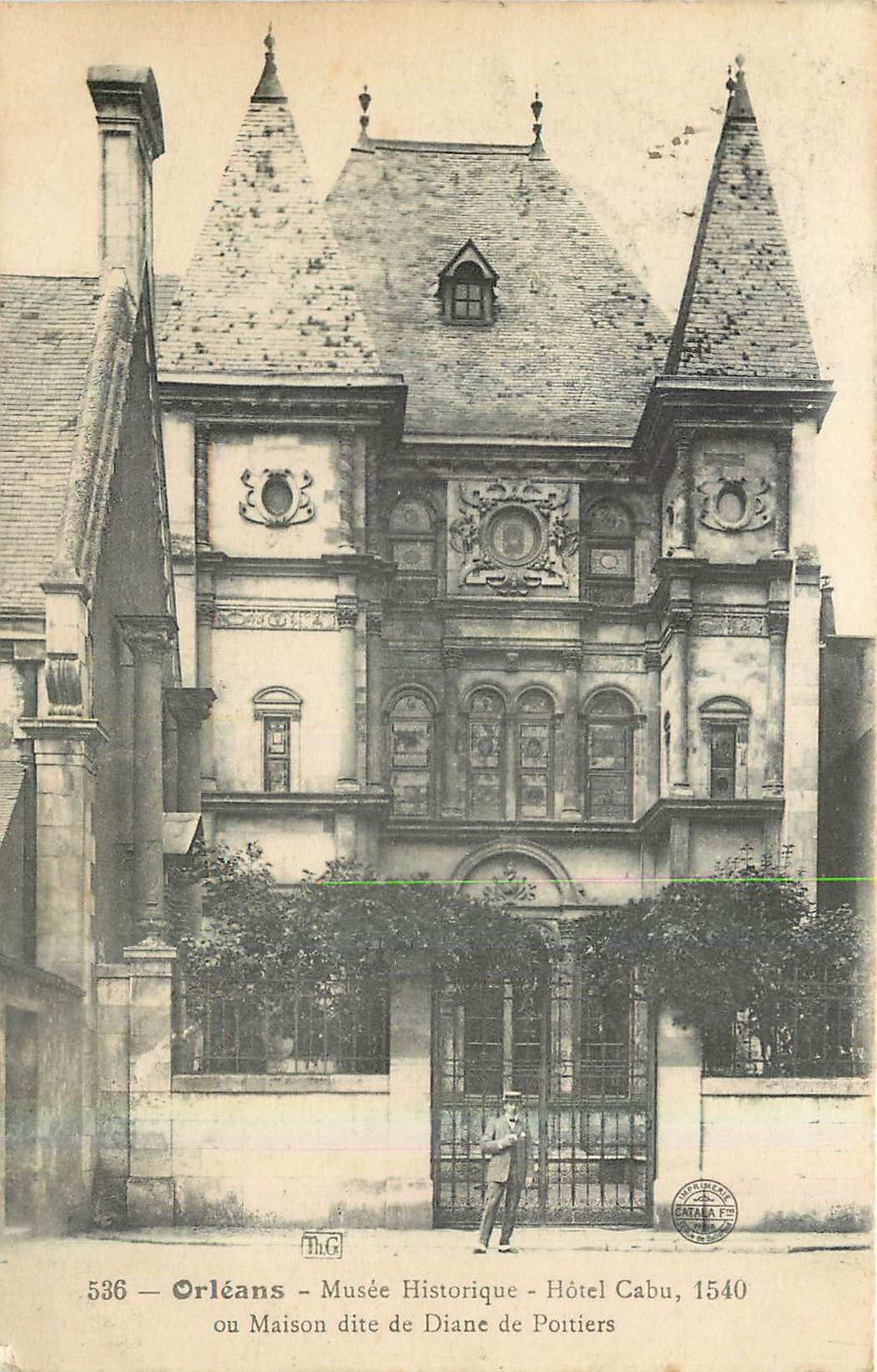 CPA Orleans Musee Historique Hotel Cabu 