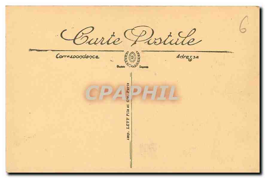 CPA La Cote d'Azur de Cannes Nice en aeroblane  — Rückseite