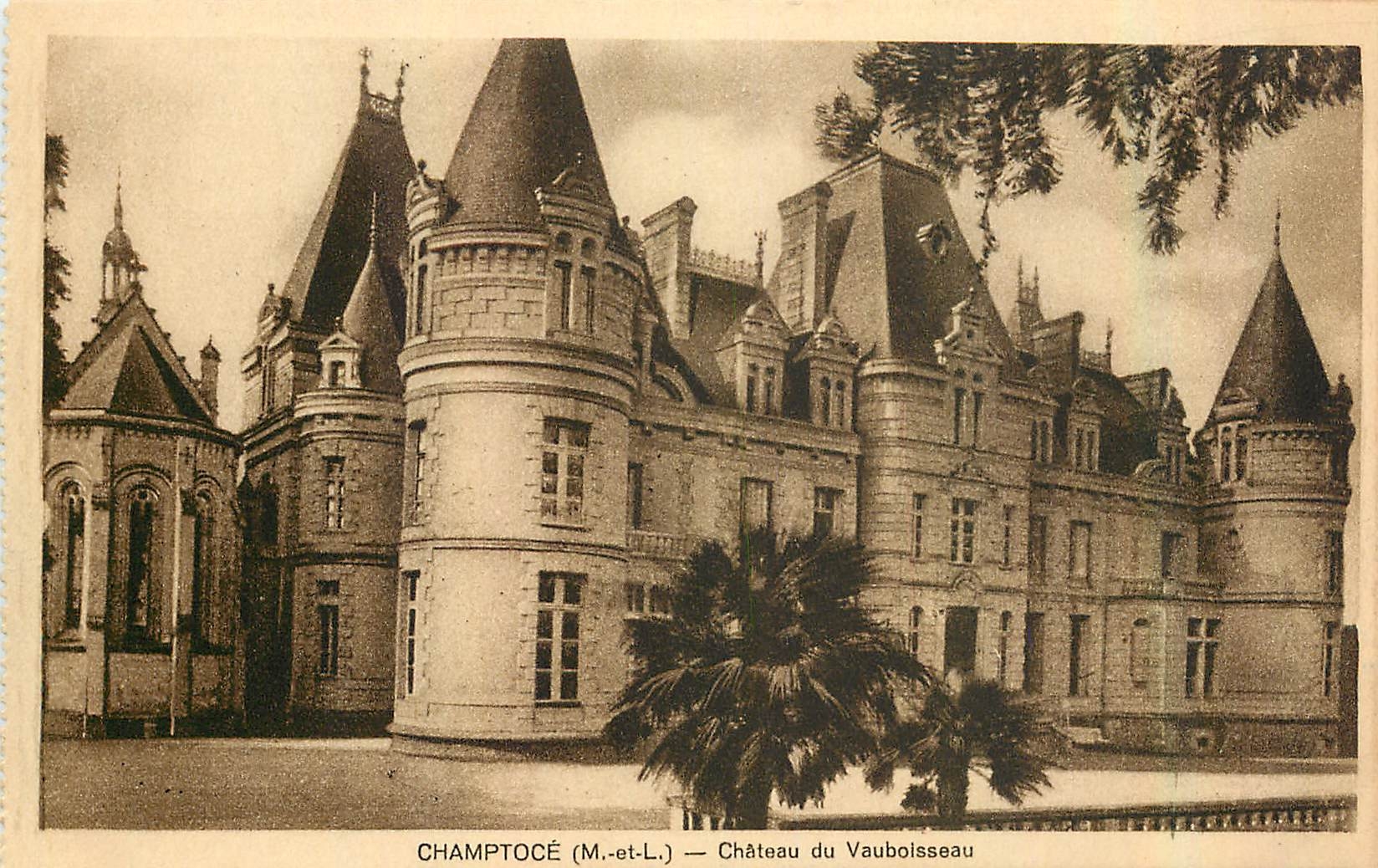 CPA Champtoce M et L Chateau du Vauboisseau 