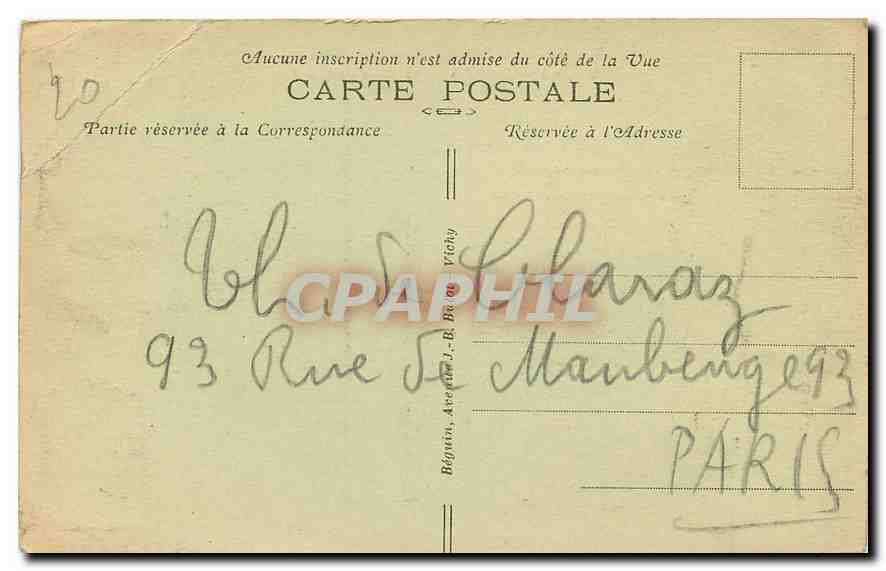 CPA La Haute Loire Pittoresque Yssingeaux Le Ravin du Ramel  — Rückseite