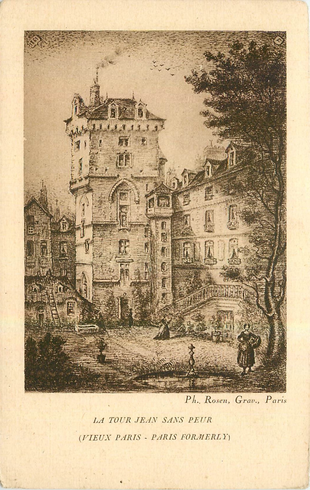 CPA La Tour Jean Peur Fieux Paris 