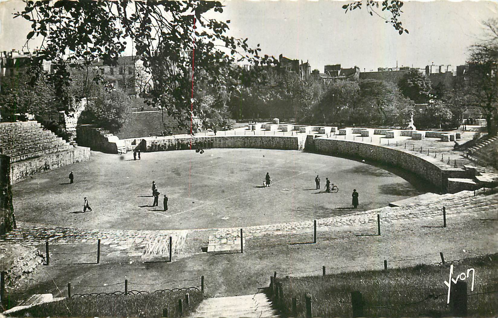 CPM Paris en Flanant Les Arenes de Lutece 