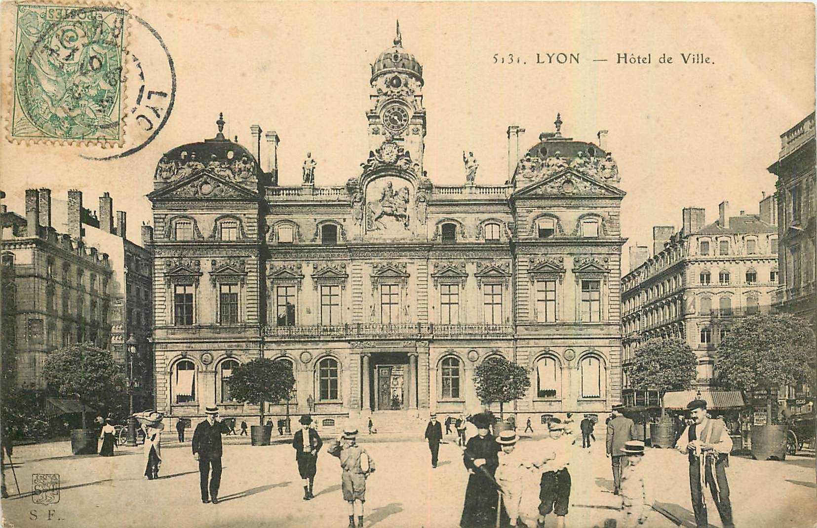 CPA Lyon Hotel de Ville 