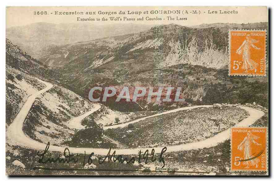Excursion aux Gorges du Loup et GOURDON (A-M) - Les Lacets — Édition Gillam