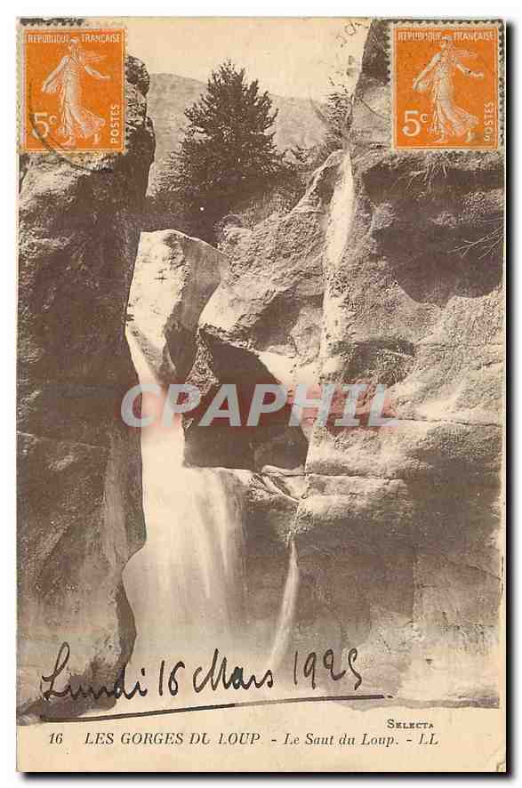 CPA Les Gorges du Loup Le Saut du Loup 