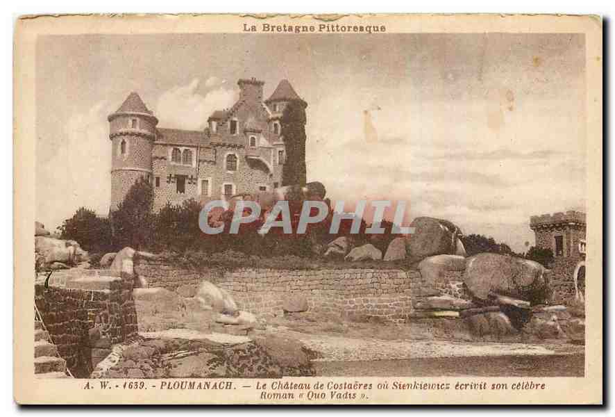 CPA Ploumanach Le Chateau de Costaeres 