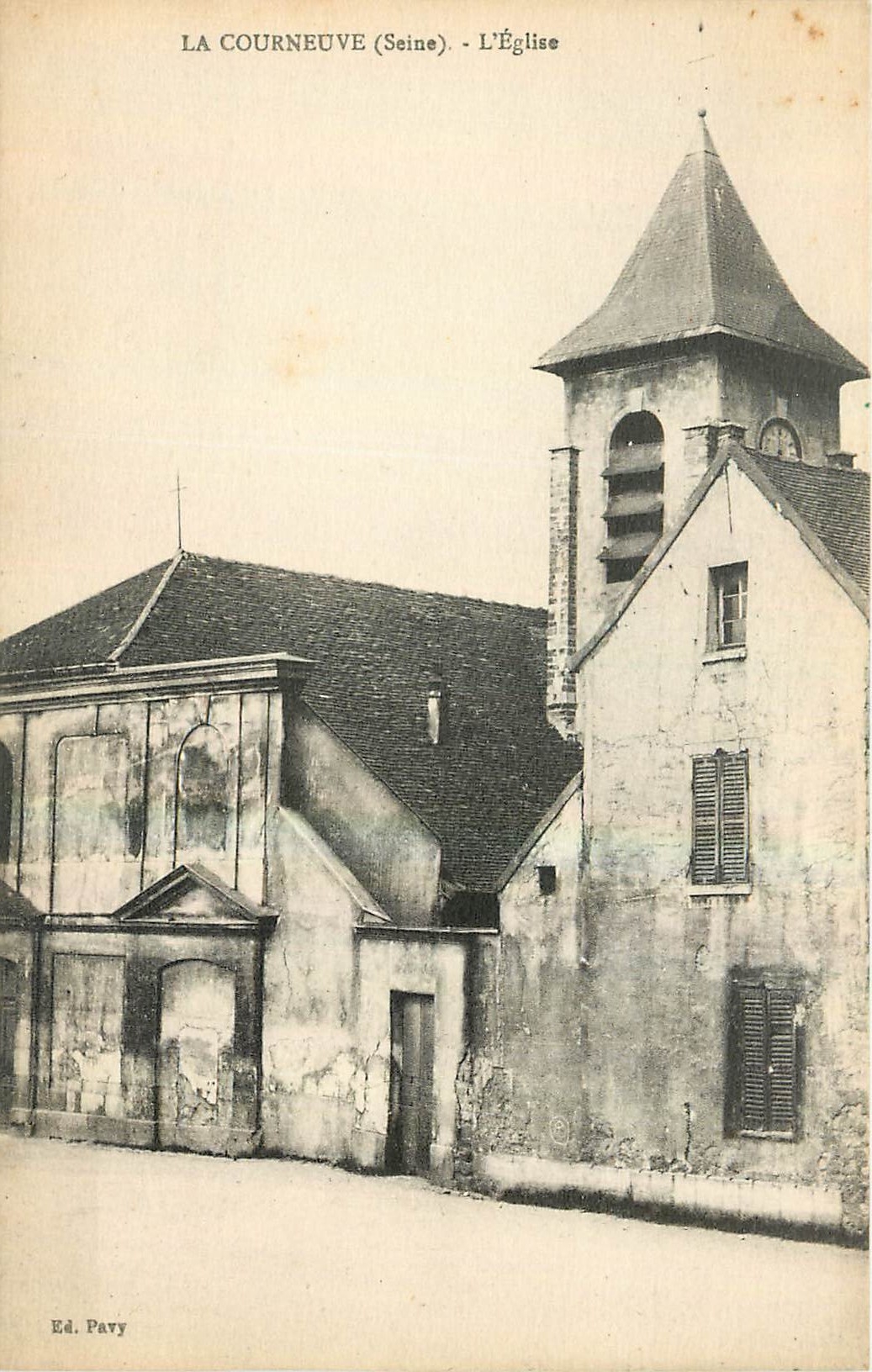 CPA La Courneuve Seine l'Eglise 