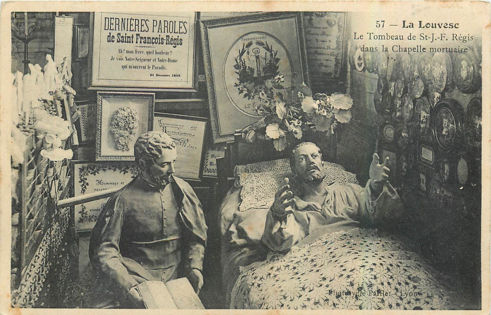 Le Tombeau de St-J.-F. Régis — La Louvèsc — Éditeur Histoire Partier, Lyon
