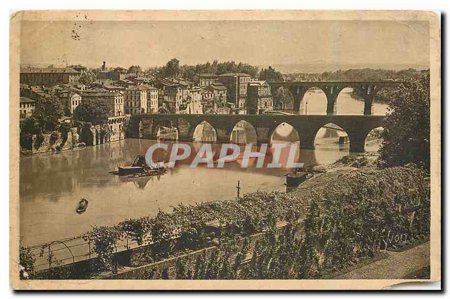 CPA Albi Tarn Le Pont Vieux et le Pont Neuf 