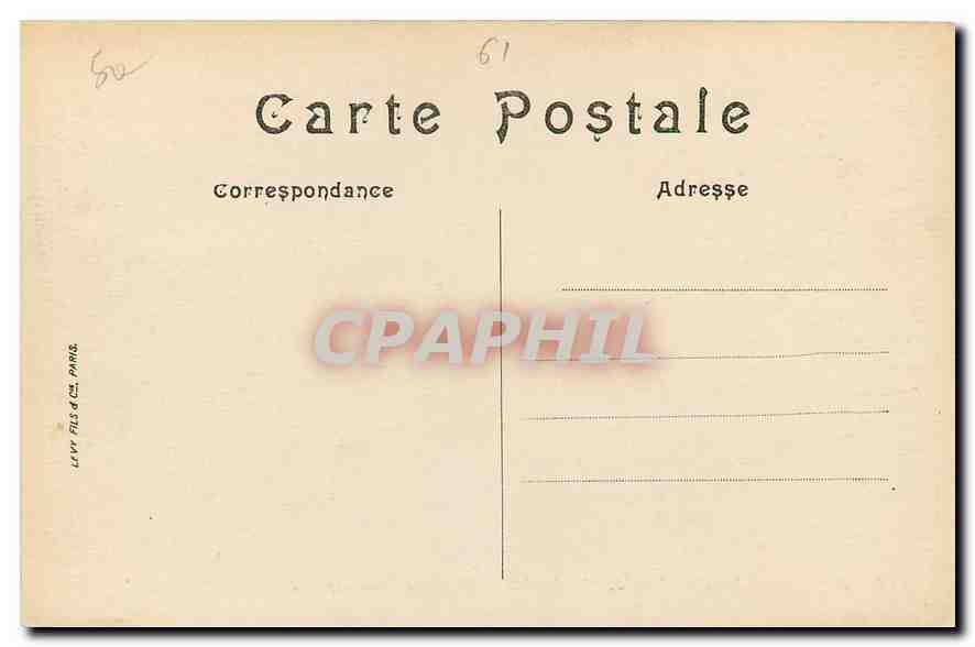CPA Bagnoles de l'Orne Le Kiosque de l'Etablissement Thermal  — Rückseite
