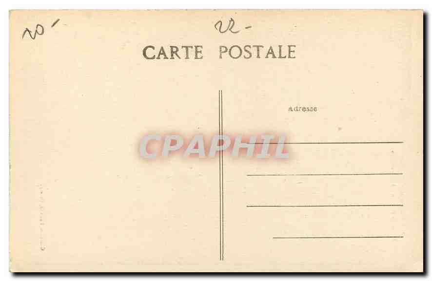 CPA La Pointe du Raz Enfet de Plogoff Les Tunnels  — Rückseite