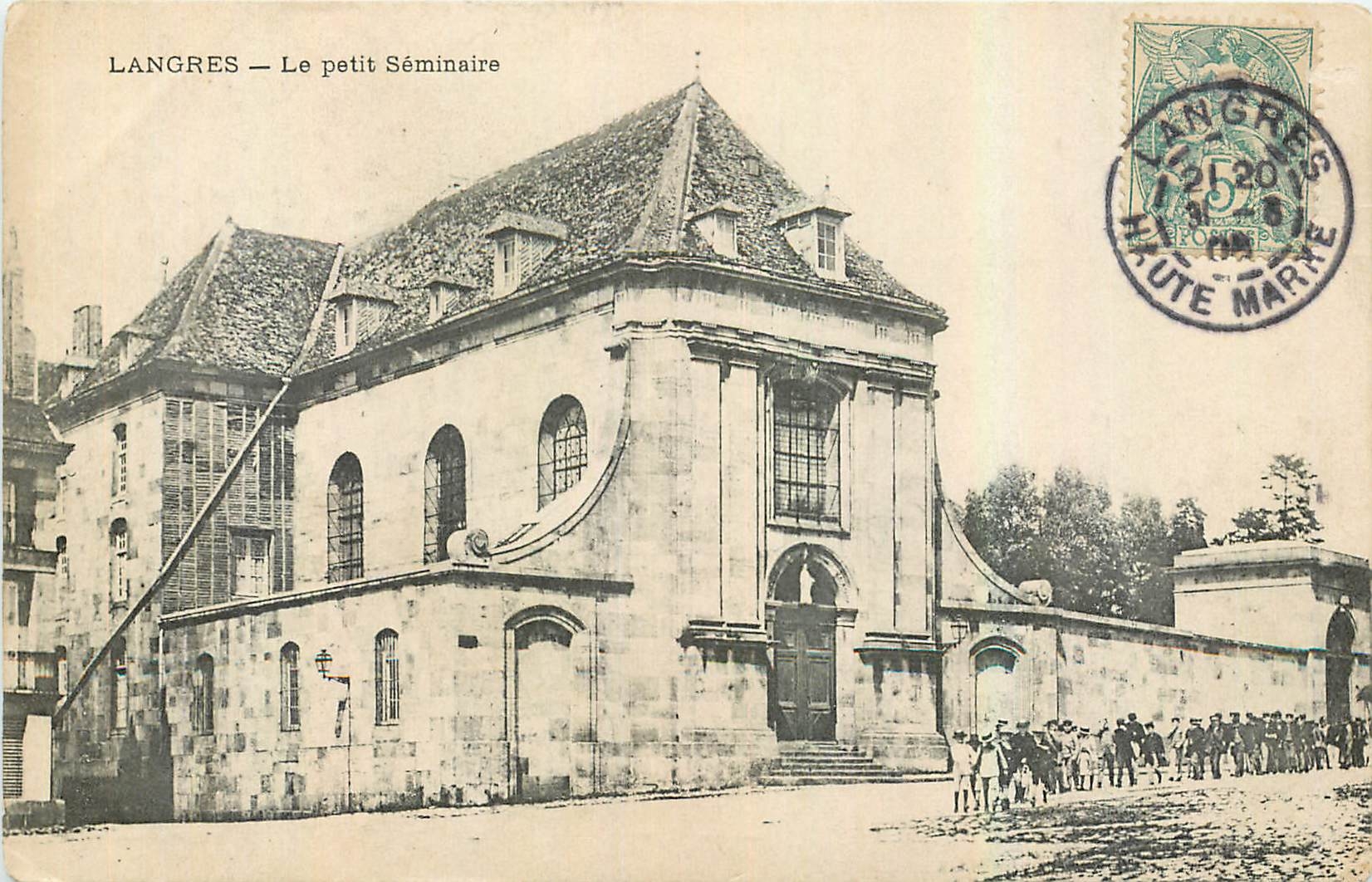CPA Langres Le petit Seminaire Enfants