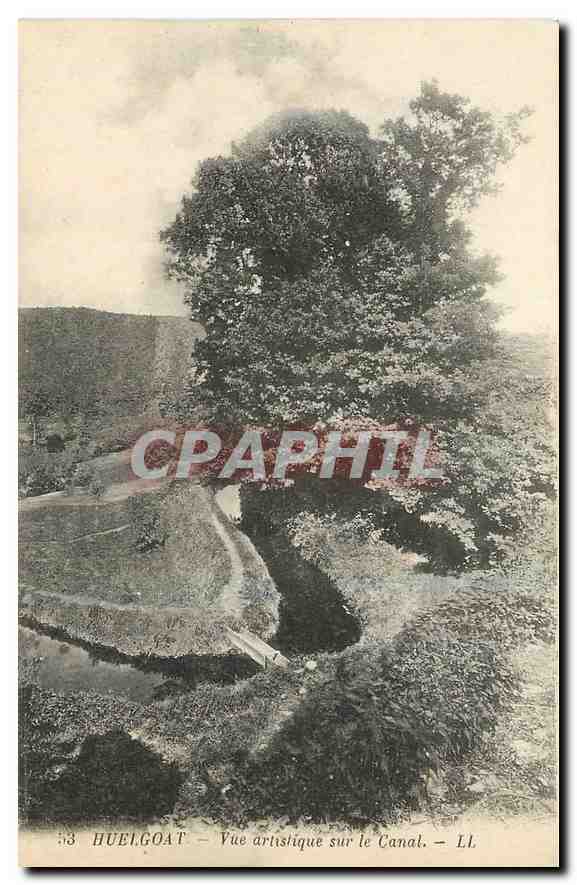 CPA Huelgoat Vue artistique sur le Canal 