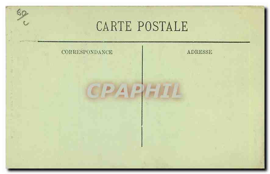 CPA Compiegne Cour d'une vieille maison rue Solferino  — Rückseite