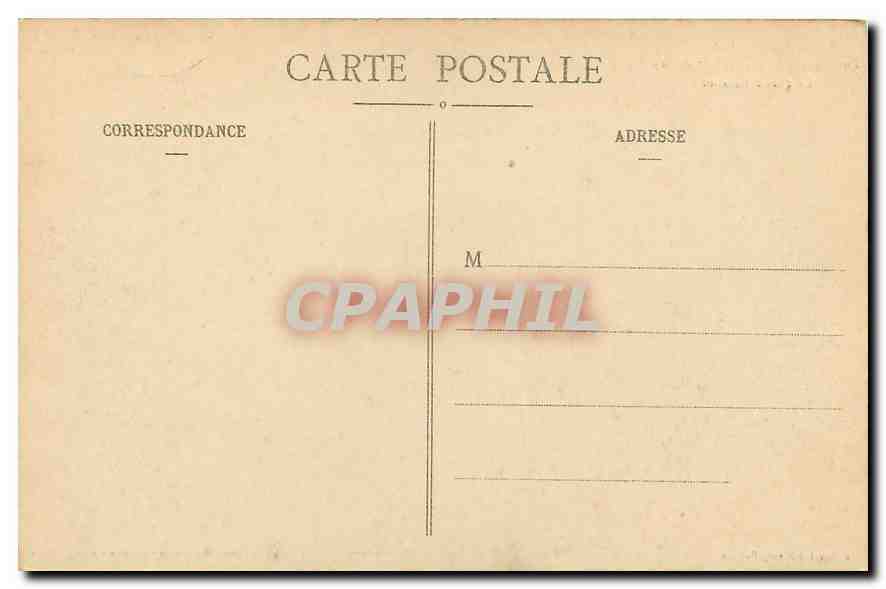 CPA Combourg I et V Le Chateau feodal Le grand Escalier  — Rückseite