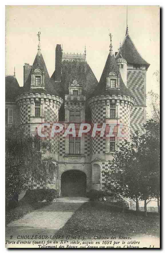 CPA Chouze sur Loire I et L Chateau des Reaux Porte d'entree ouest 