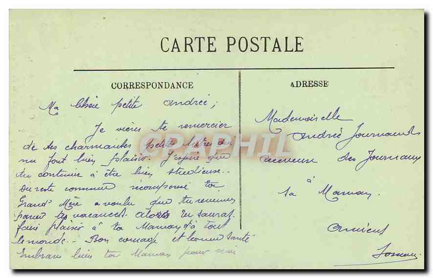 CPA Chouze sur Loire I et L Chateau des Reaux Porte d'entree ouest  — Rückseite