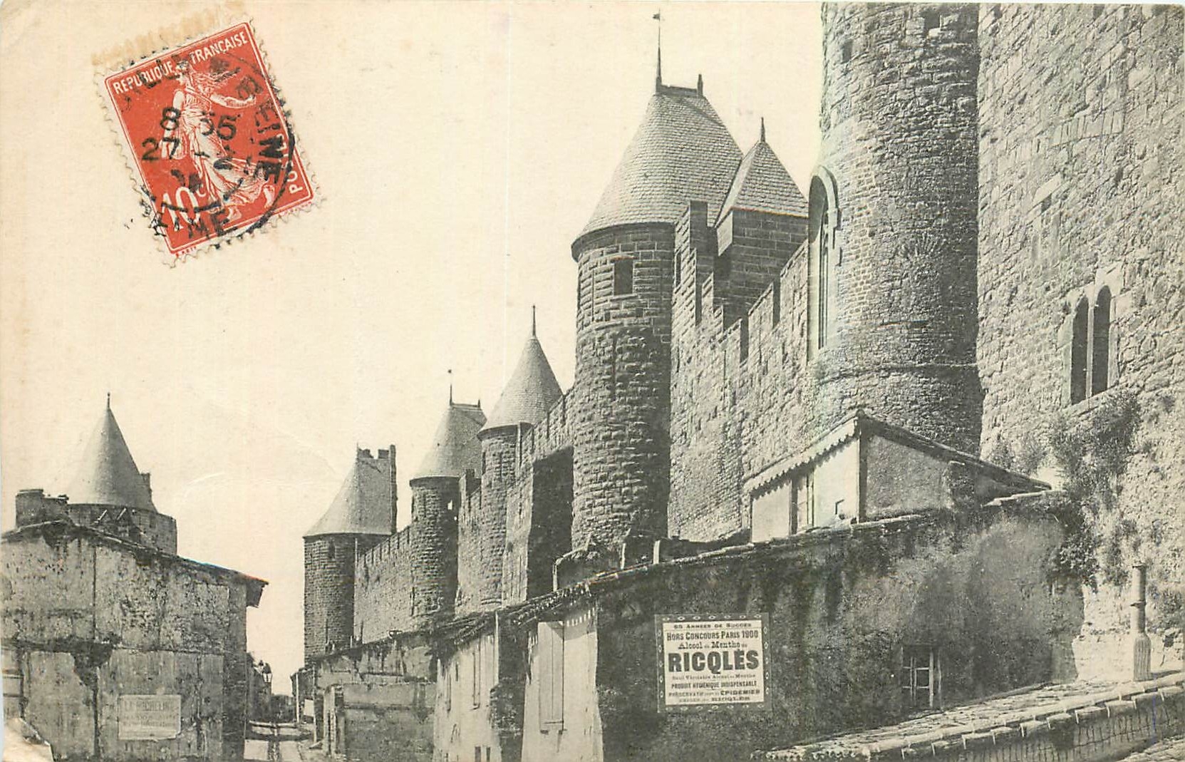 CPA La Cite de Carcassonne Rue des Lices Hautes 