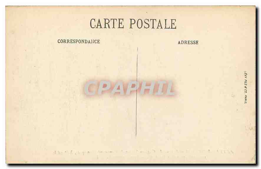 CPA Azay le Rideau I et L Le Chateau National Monument historique Facade orientale  — Rückseite