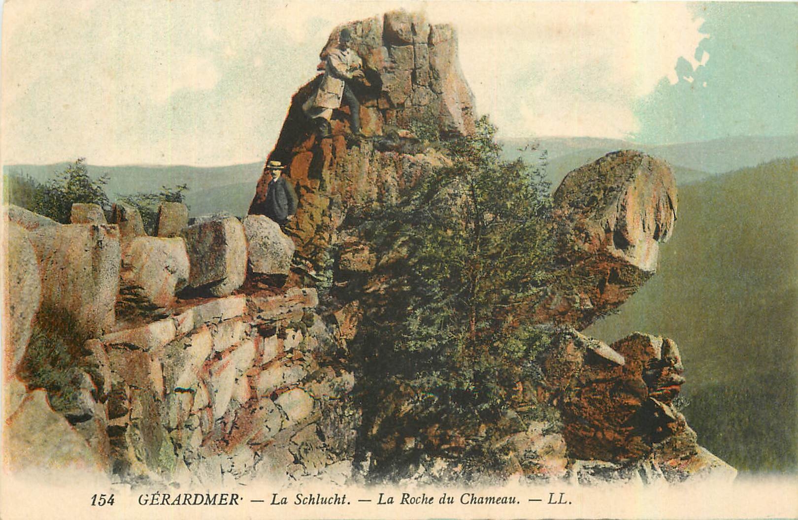 CPA Gerardmer La Schlucht La Roche du Chameau 