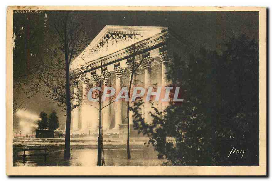 CPA Feeries Nocturnes de Paris La Madeleine 