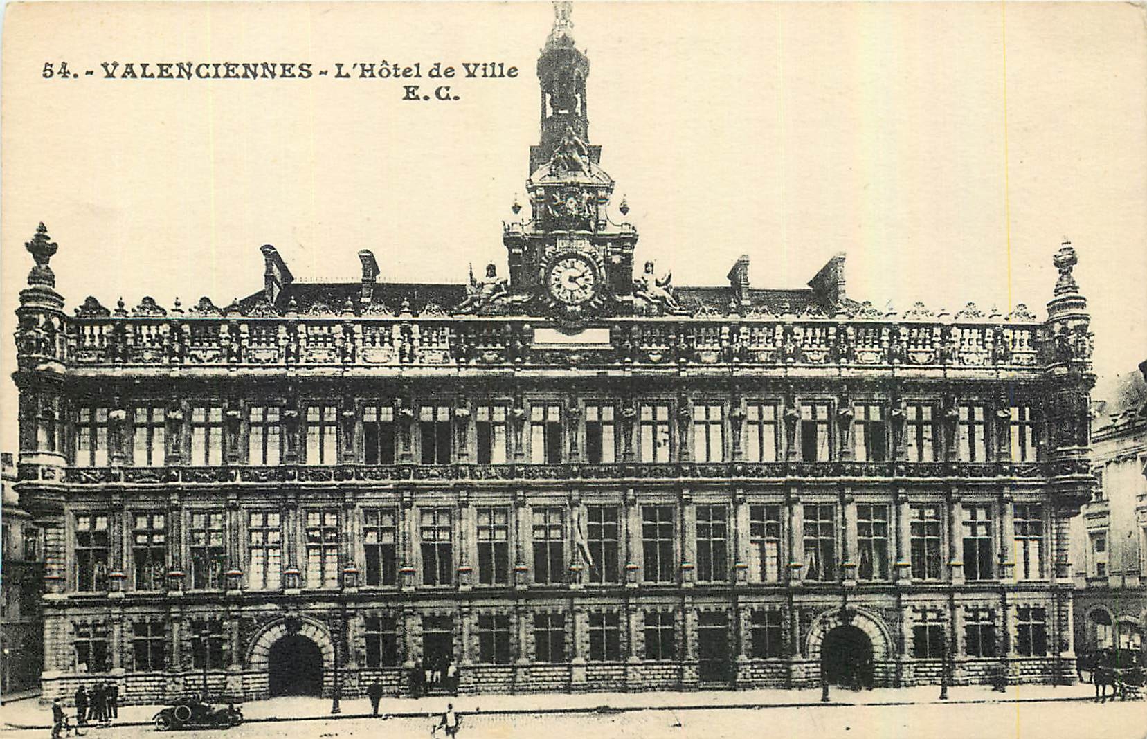 CPA Valenciennes L'Hotel de Ville 