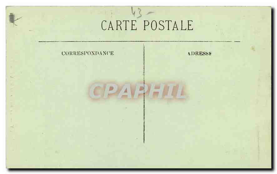 CPA Le Puy Le Rocher St Michel  — Rückseite